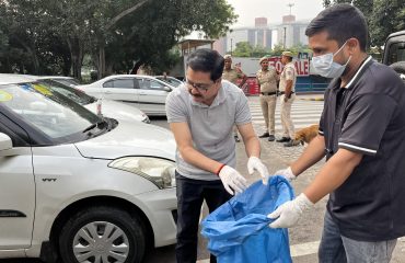 Special Cleanliness Drive on the Eve of Swachh Bharat Diwas (1 Oct 2025, New Delhi)