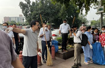 Special Cleanliness Drive on the Eve of Swachh Bharat Diwas (1 Oct 2025, New Delhi)