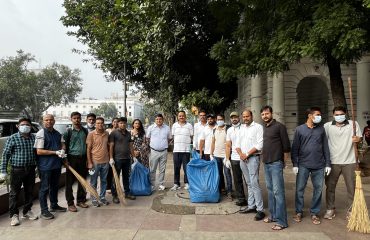 Special Cleanliness Drive on the Eve of Swachh Bharat Diwas (1 Oct 2025, New Delhi)