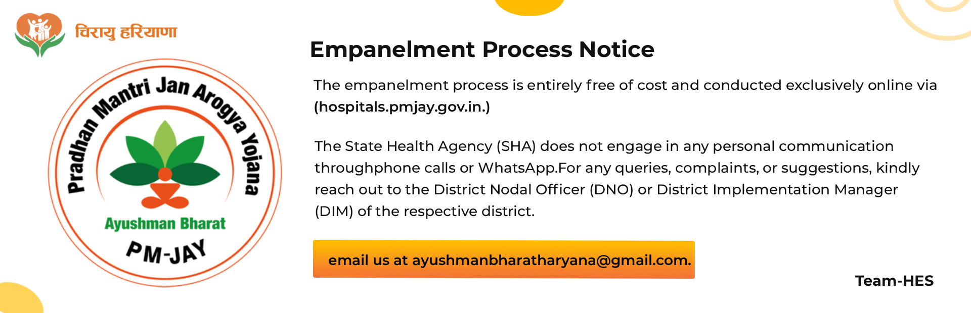 ABPMJAY Empanelment-Process-banner