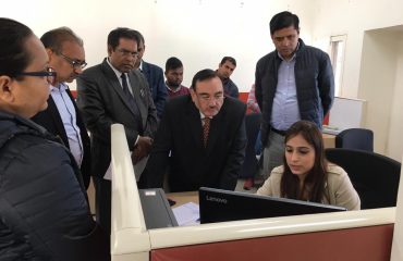 ACS visit to the Ayushman Bharat Haryana Office