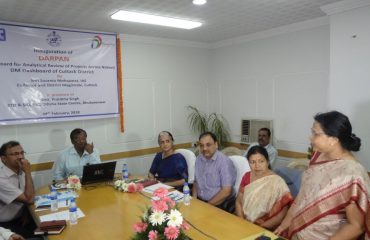 Shri Susanta Mohapatra, IAS, Collector and District Magistrate, Cuttack in presence of Smt. Pratibha Singh, State Informatics Officer (SIO), NIC, Odisha State Centre, Bhubaneswar and other dignitaries from District Administration and NIC.
