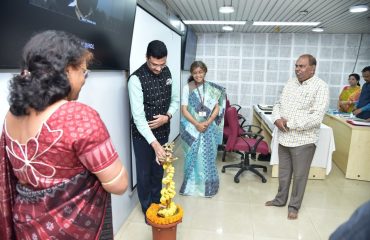 Lighting of Lamp by the Guests.