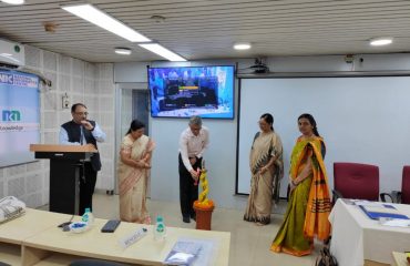 Lighting of Lamp by the Guests.