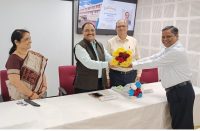 GM, NICSI, Odisha welcoming new SIO Dr. A. K. Hota, DDG.