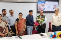 Members of NEARS, Odisha welcoming new SIO Dr. A. K. Hota, DDG.