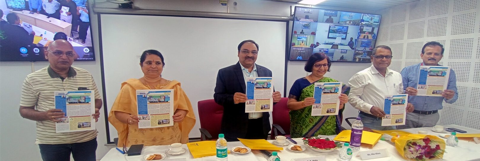 Release of The Ascender - April 2023 Issue - Monthly Newsletter of NIC, Odisha by Smt. Alka Misra, DDG, NIC Hqrs.