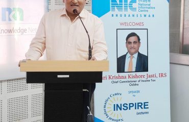 Sri J Krishna Kishore, IRS Addressing the NICians