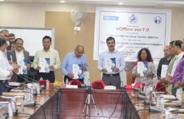 Release of eOffice 7.0 brochure by dignitaries