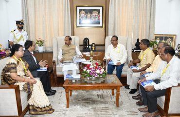 SIO briefed Hon’ble Governor about activities of NIC Odisha