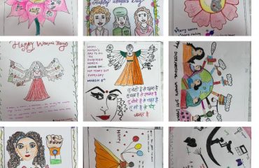 Poster Competition held on 10th March, 2025 highlighting women’s creativity