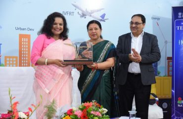 Ms. Sujata Das, Scientist-F honors the esteemed guest with a token of gift