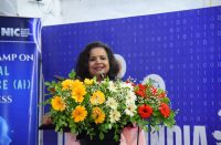 Smt. Anu Garg highlighting the growing role of AI and urging bureaucrats to embrace and implement it in their initiatives