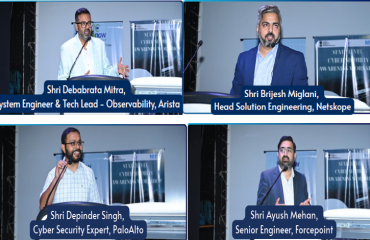 नेटस्कोप, एरिस्टा, फोर्सपॉइंट, पैलो ऑल्टो आदि विभिन्न उद्योगों के साइबर सुरक्षा विशेषज्ञों द्वारा तकनीकी सत्र।