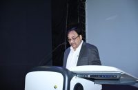 Dr. Ashok Kumar Hota, DDG and SIO, NIC, Bhubaneswar delivering the Welcome Address.