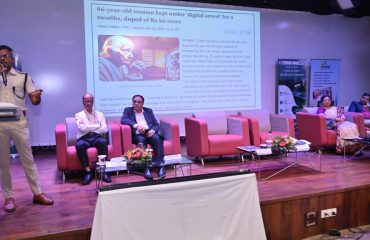 Shri Akshaya Kumar Nayak, ACP, Cyber Crime taking a session on various cases of Cybercrime.