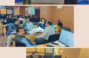 बैच-2 के दौरान विभिन्न कर्मयोगी मॉड्यूल में अधिकारियों की सहभागिता की झलकियाँ।