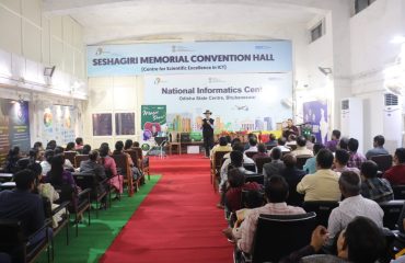 Magician Shri Anupam Bose introducing himself and giving a brief overview of the magic show.