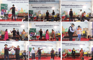 Magic performances by Shri Anupam Bose and Shri Badri Narayan Mishra with the participation of different volunteers.