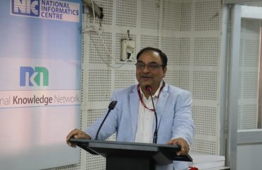 Dr. Ashok Kumar Hota, DDG & SIO, NIC Odisha, addressing the audience.
