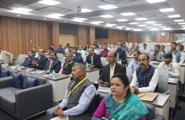 District Informatics Officers and Senior Officials of NIC, State Centre listening keenly to the lectures.