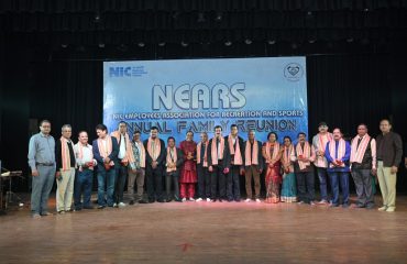 Superannuated Officer felicitated for their dedicated service at the event.