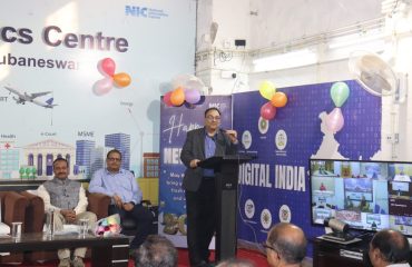 Dr. Ashok Kumar Hota, DDG & SIO, NIC Odisha, concluding the event with a vote of thanks.