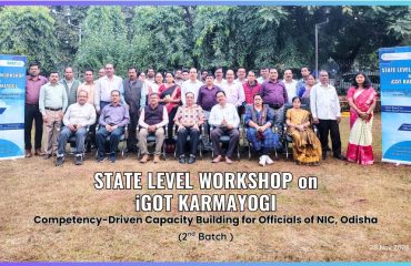 Participants of Batch-2 of Rashtriya Karmayogi Large-Scale Jan Seva Programme Workshop organised at NIC, Bhubaneswar on 28th November 2025