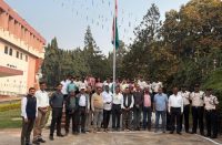 Group photo of the 77th Republic Day celebration.