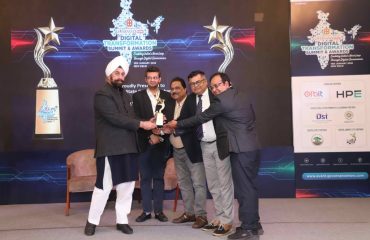 NIC Odisha received the “Digital Initiative for Ensuring Rural Connectivity and Digital Services Award” for the DEPMOS project at the 6th Digital Transformation Summit & Awards.