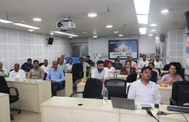 Officers of NIC Odisha attentively listened to the keynote address delivered by the distinguished guest.