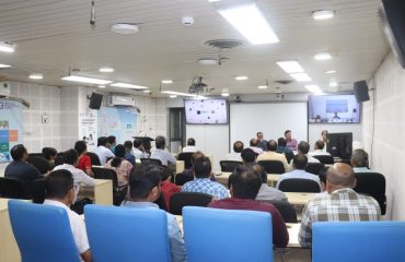 Presentation of the NIC Odisha Project Profile during the review meeting held on 17th July, 2026.