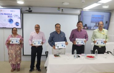 Dr. Rajesh Kumar Pathak, DDG & State Coordinator, released the NIC Odisha Project Profile during the review meeting held on 17th July, 2026.