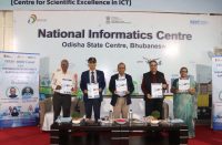 कार्यक्रम के दौरान NIC ओड़िशा की मासिक न्यूज़लेटर “द एसेंडर” के सितंबर 2026 अंक का विमोचन।