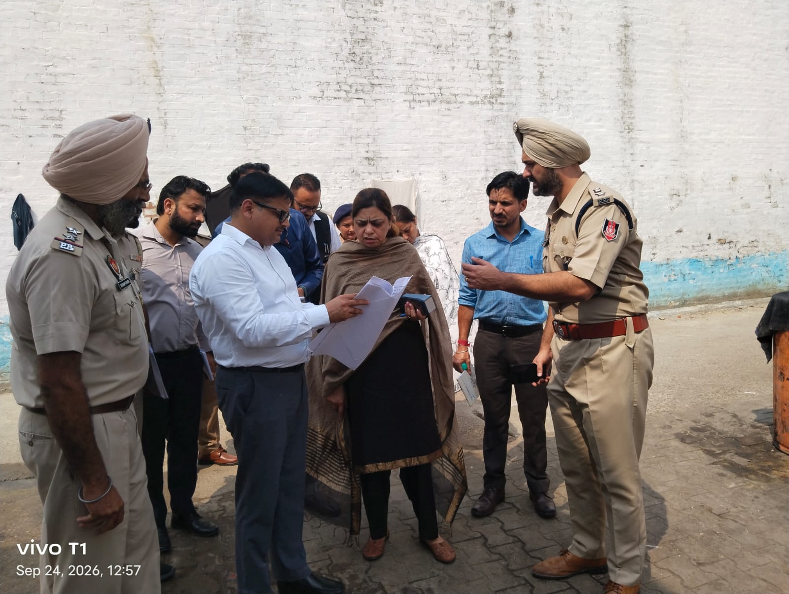 Visit to Central Jail, Hoshiarpur by Ms. Jagdeep Kaur Virk, Member Secretary (I/c), PSLSA