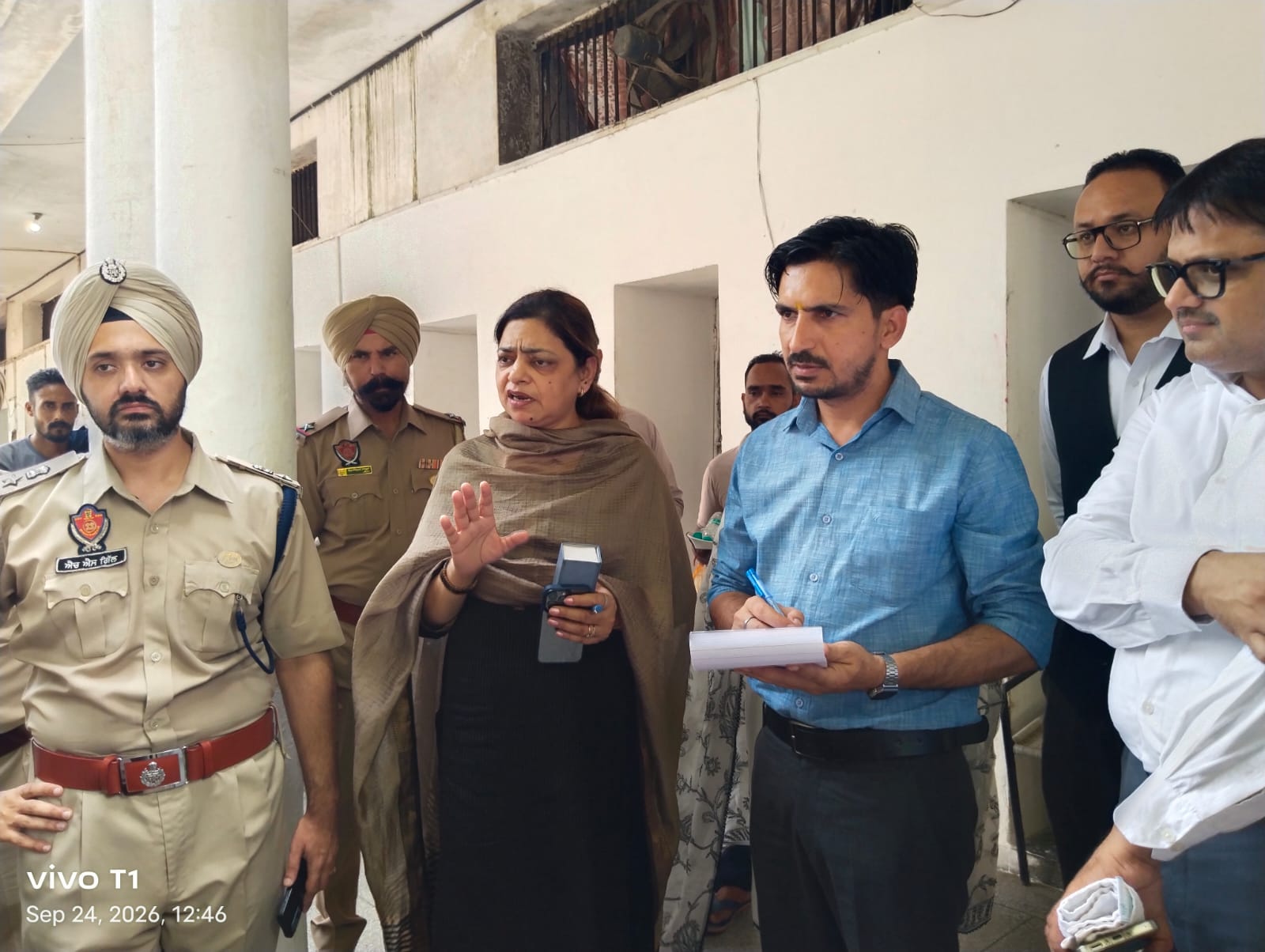 Visit to Central Jail, Hoshiarpur by Ms. Jagdeep Kaur Virk, Member Secretary (I/c), PSLSA