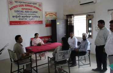 Kapurthala Jail visit by Jagdeep Kaur Virk Additional Member Secretary PSLSA