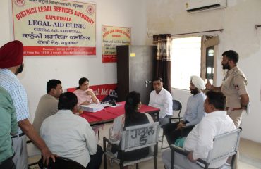 Kapurthala Jail visit by Jagdeep Kaur Virk Additional Member Secretary PSLSA