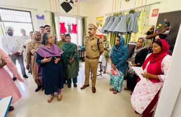 Visit to Central Jail Patiala by Ms Navjot Kaur Member Secretary PSLSA