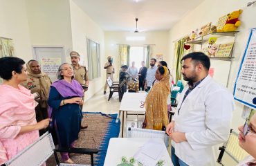 Visit to Central Jail Patiala by Ms Navjot Kaur Member Secretary PSLSA
