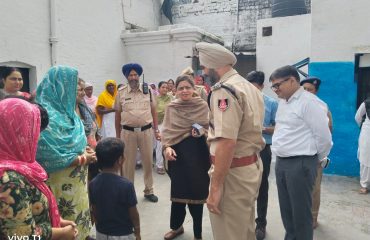 Visit to Central Jail, Hoshiarpur by Ms. Jagdeep Kaur Virk, Member Secretary (I/c), PSLSA