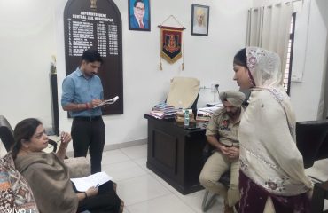 Visit to Central Jail, Hoshiarpur by Ms. Jagdeep Kaur Virk, Member Secretary (I/c), PSLSA