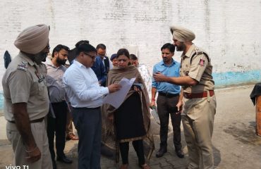 ਸ੍ਰੀਮਤੀ ਜਗਦੀਪ ਕੌਰ ਵਿਰਕ, ਮੈਂਬਰ ਸਕੱਤਰ (ਇੰਚਾਰਜ), PSLSA ਵੱਲੋਂ ਕੇਂਦਰੀ ਜੇਲ੍ਹ, ਹੁਸ਼ਿਆਰਪੁਰ ਦਾ ਦੌਰਾ