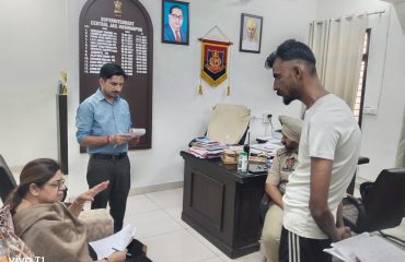 Visit to Central Jail, Hoshiarpur by Ms. Jagdeep Kaur Virk, Member Secretary (I/c), PSLSA