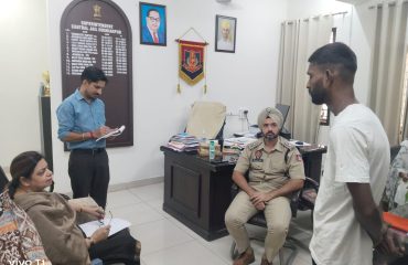 Visit to Central Jail, Hoshiarpur by Ms. Jagdeep Kaur Virk, Member Secretary (I/c), PSLSA
