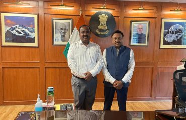 30th May 2022, Nirvachan Sadan, Election Commission of India, New Delhi. With Shri Rajeev Kumar, IAS(Retd), Hon’ble Chief Election Commissioner of India.