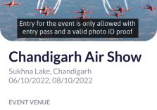 chandigarh tourism air show tickets booking