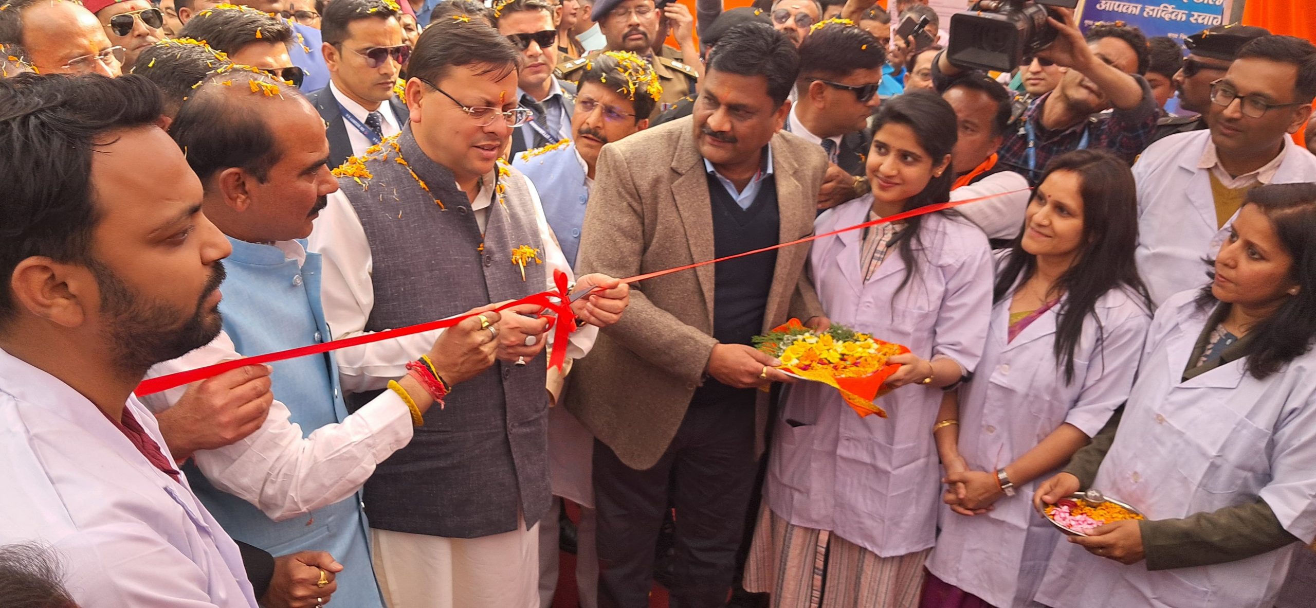 माननीय मुख्यमंत्री उत्तराखण्ड सरकार श्री पुष्कर सिंह धामी जी द्वारा जिला बछिया पालन योजना का शुभारम्भ