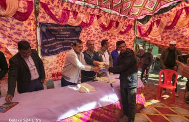 Distribution of Medicine Kits by Chief Guest, MLA Yamunotri