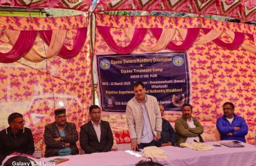 Address by Chief Guest, MLA Yamunotri
